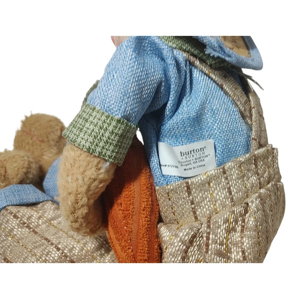 Burton and Burton‎ Plush Easter Bunny Clothing Carrot Hat Sitting Seventeen Inch